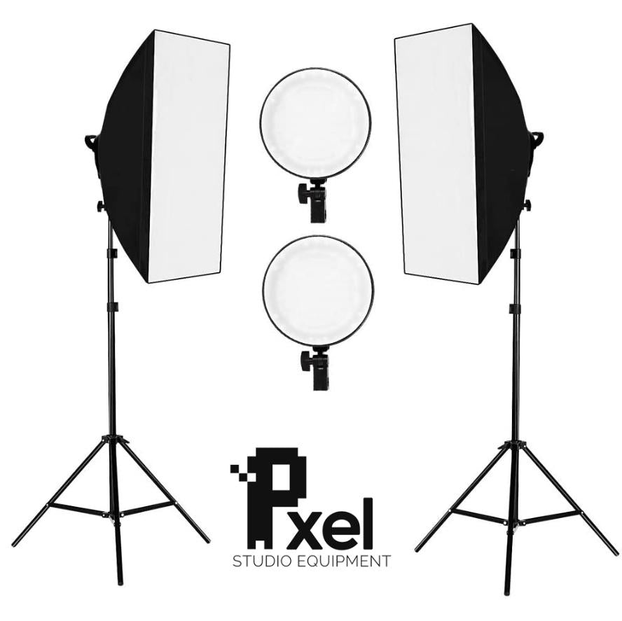 Pxel LS-SB Softbox Lighting Bi-Color Dimmable LED Photography Studio L – JG  Superstore