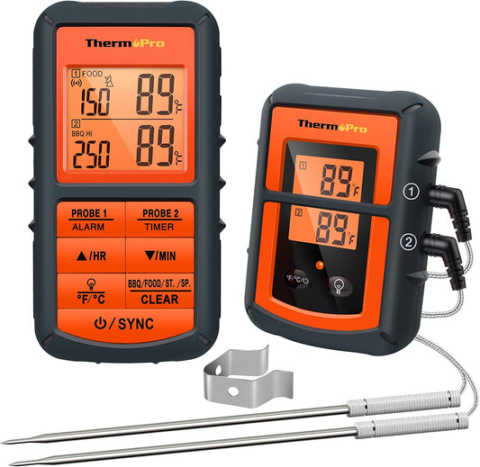 THERMOPRO TP-16S TP16S Digital Meat Thermometer Smoker Candy Food BBQ – JG  Superstore
