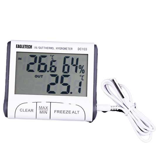 EKTH-01 Handheld Humidity and Temperature Meter Gauge with Dew Point and  Wet Bulb Temperature