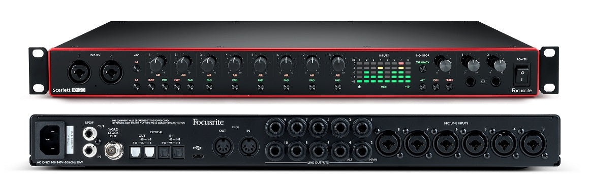 Focusrite Scarlett 18i20 18x20 USB Audio Interface (3rd Generation