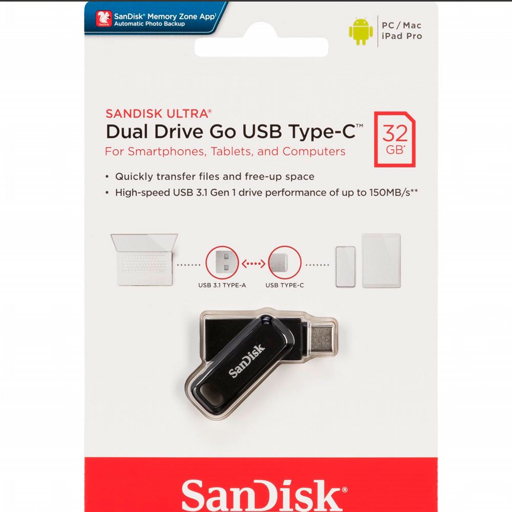 SanDisk Ultra Dual USB 3.1 to USB Type-C OTG Flash Drive with 15 – JG Superstore