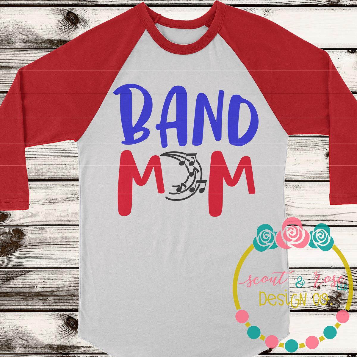 Band Mom SVG DXF PNG - Scout and Rose Design Co