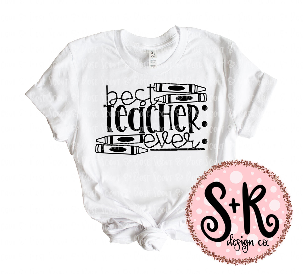 Best Teacher Ever SVG DXF PNG (2019) - Scout and Rose Design Co