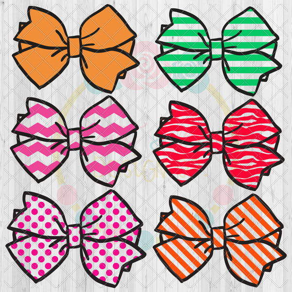 Download Design Your Own Bow Set SVG DXF PNG - Scout and Rose Design Co