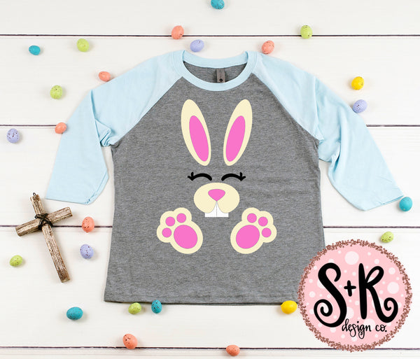 Download Easter Bunny with Paws SVG DXF PNG - Scout and Rose Design Co