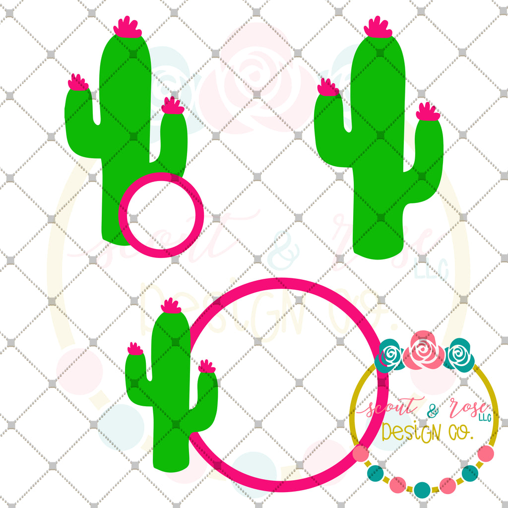 Download Cactus Set 1 Svg Dxf Png Scout And Rose Design Co