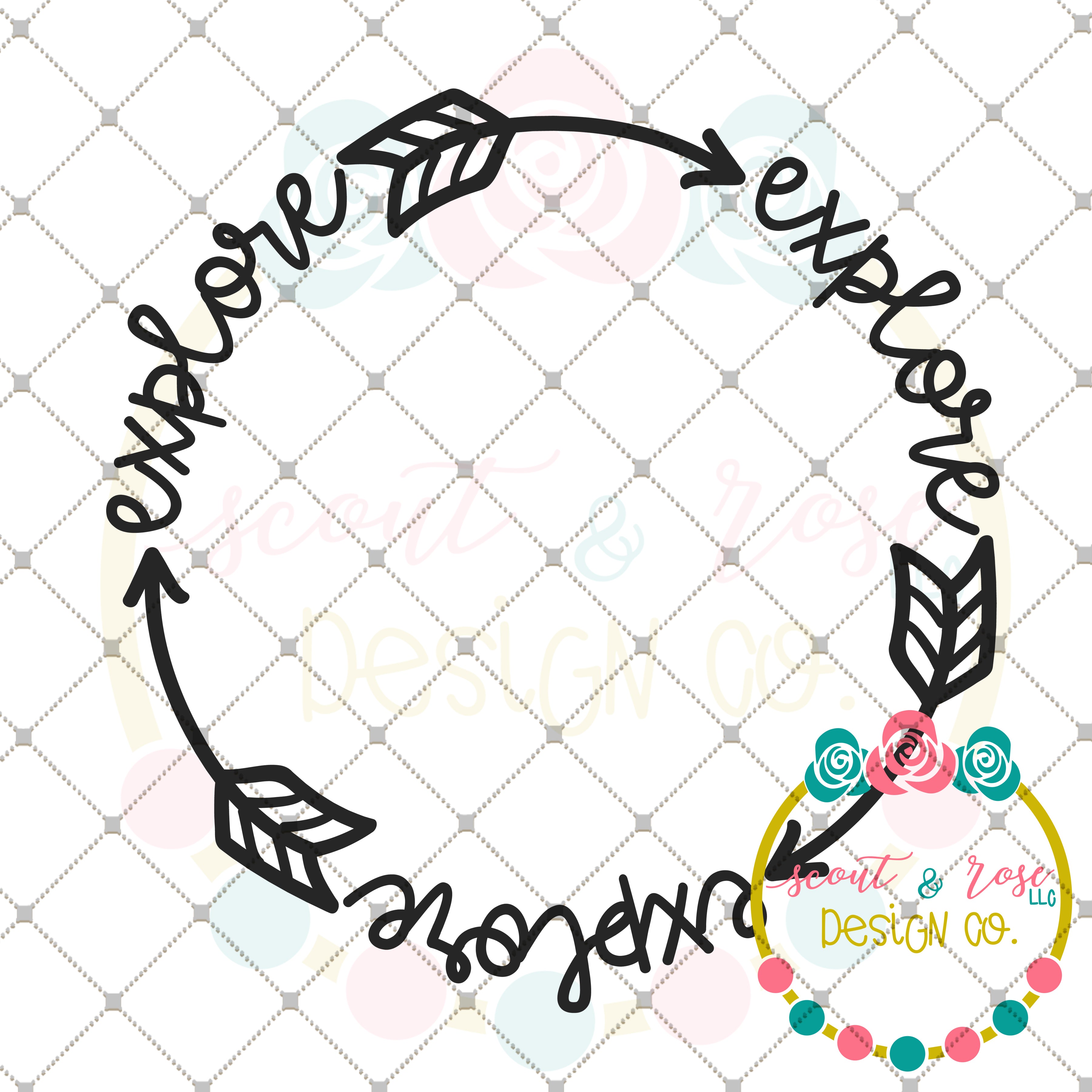 Monogram Frame Svg Polka Dot Frame Cut File Cricut Silhouette Round Border Svg Wedding Frame Svg Dotted Circle Frame Svg Clip Art Art Collectibles Keyforrest Lt