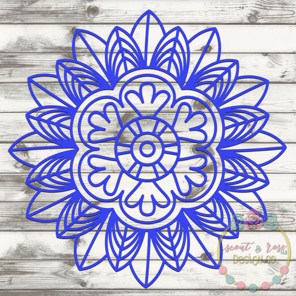 Download Floral Mandala SVG DXF PNG - Scout and Rose Design Co