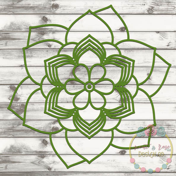 Download Floral Mandala SVG DXF PNG - Scout and Rose Design Co