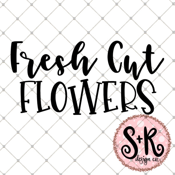 Fresh Cut Flowers SVG DXF PNG – Scout and Rose Design Co