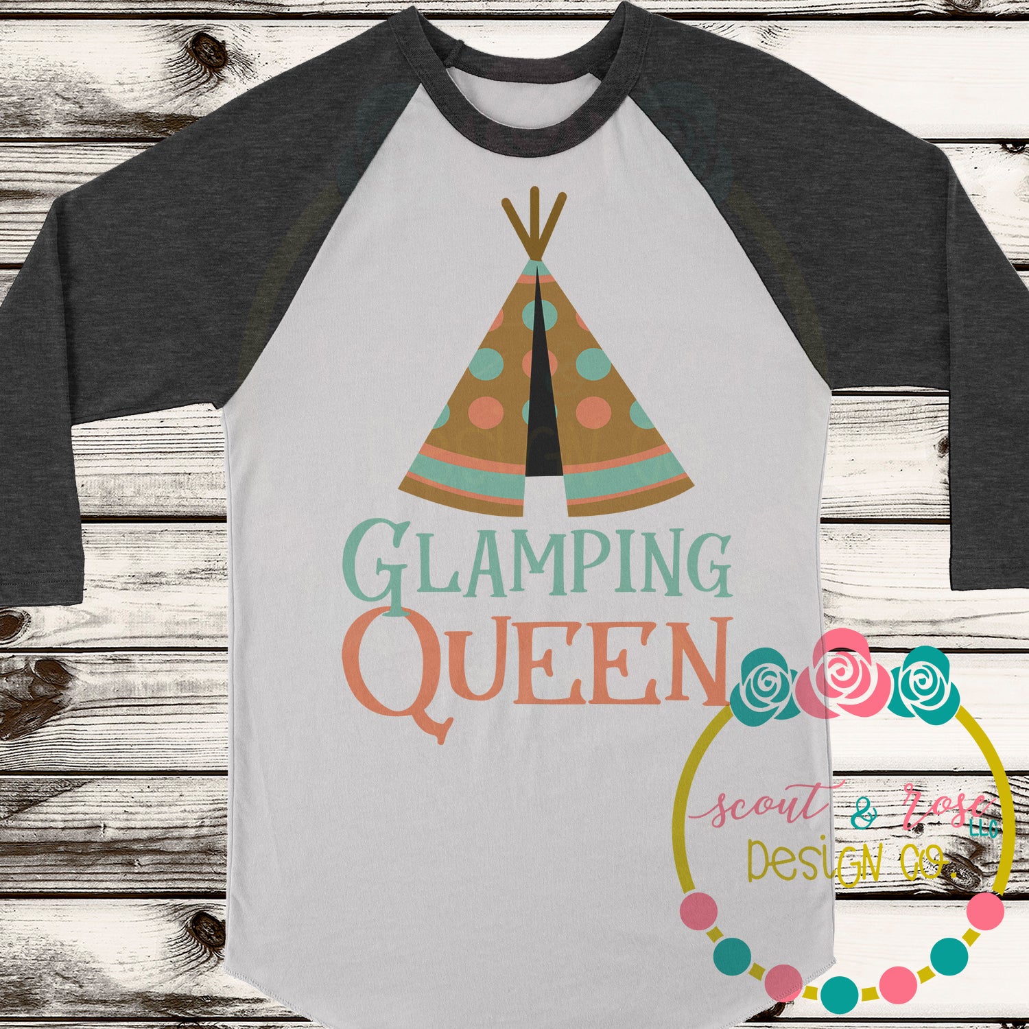 Download Glamping Queen Svg Dxf Png Scout And Rose Design Co