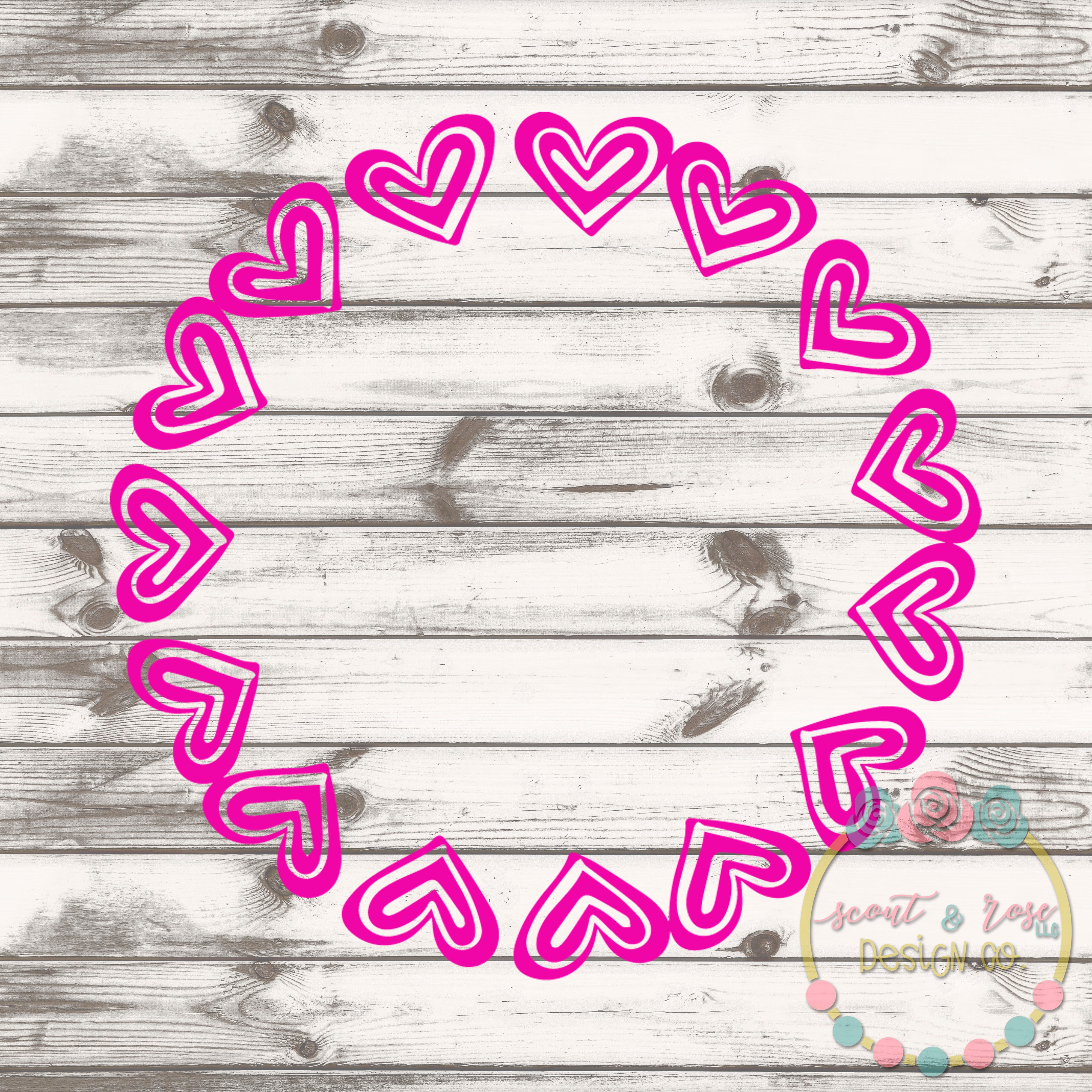 Download Heart Monogram Frame Svg Dxf Png Scout And Rose Design Co