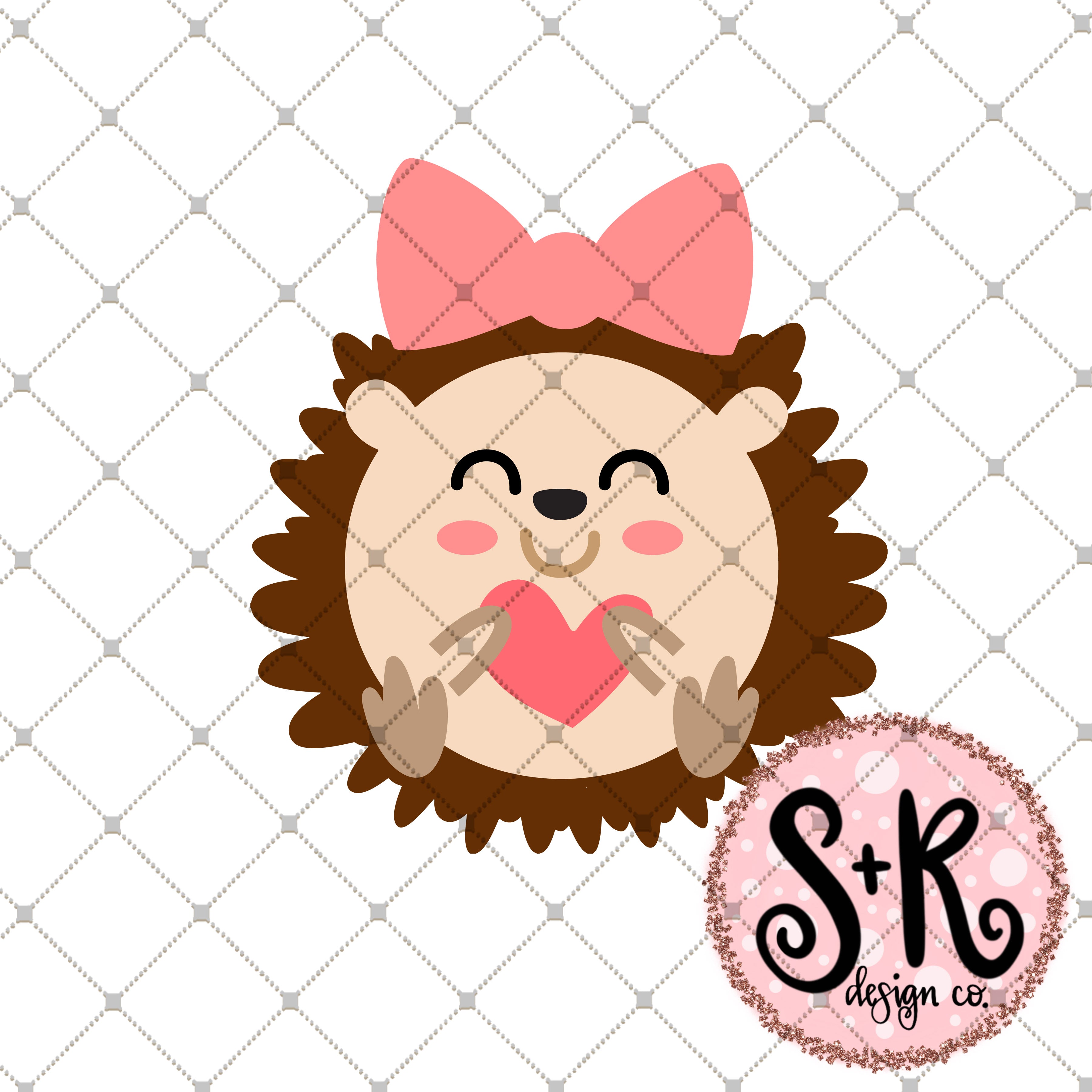 Download Hedgehog Valentines Day Svg Dxf Png Scout And Rose Design Co