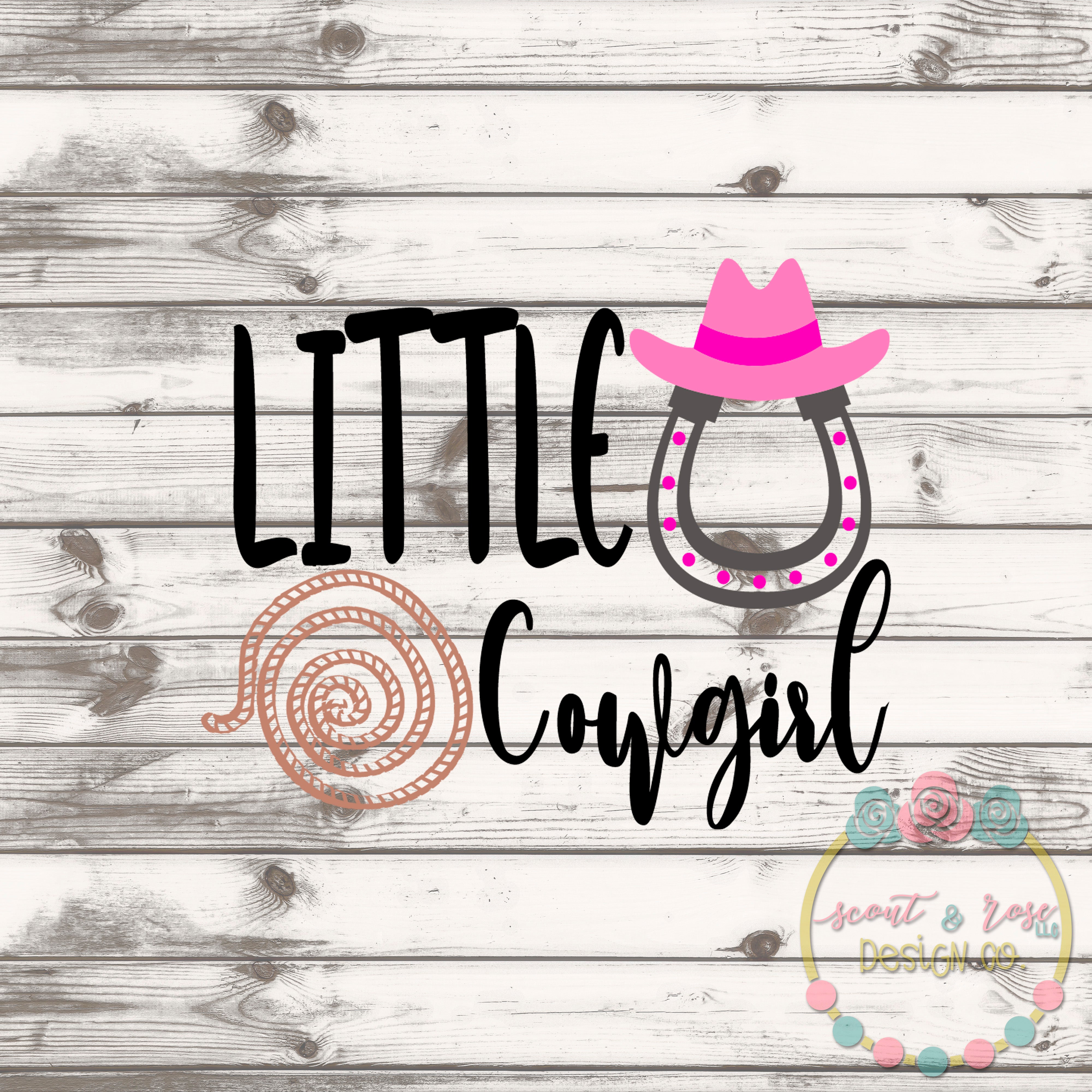 Download Little Cowgirl Svg Dxf Png Scout And Rose Design Co