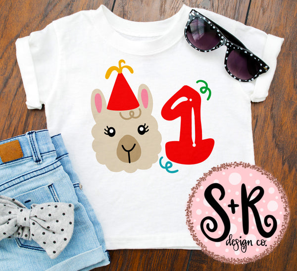 Download Llama 1st Birthday SVG DXF PNG (2019) - Scout and Rose ...