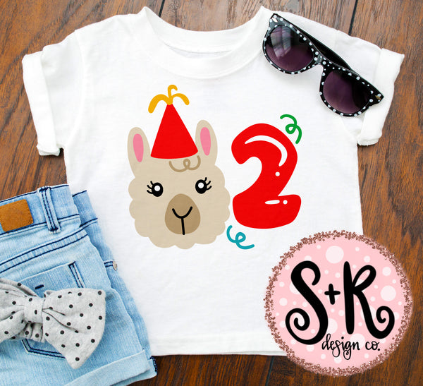 Download Llama 2nd Birthday SVG DXF PNG (2019) - Scout and Rose ...
