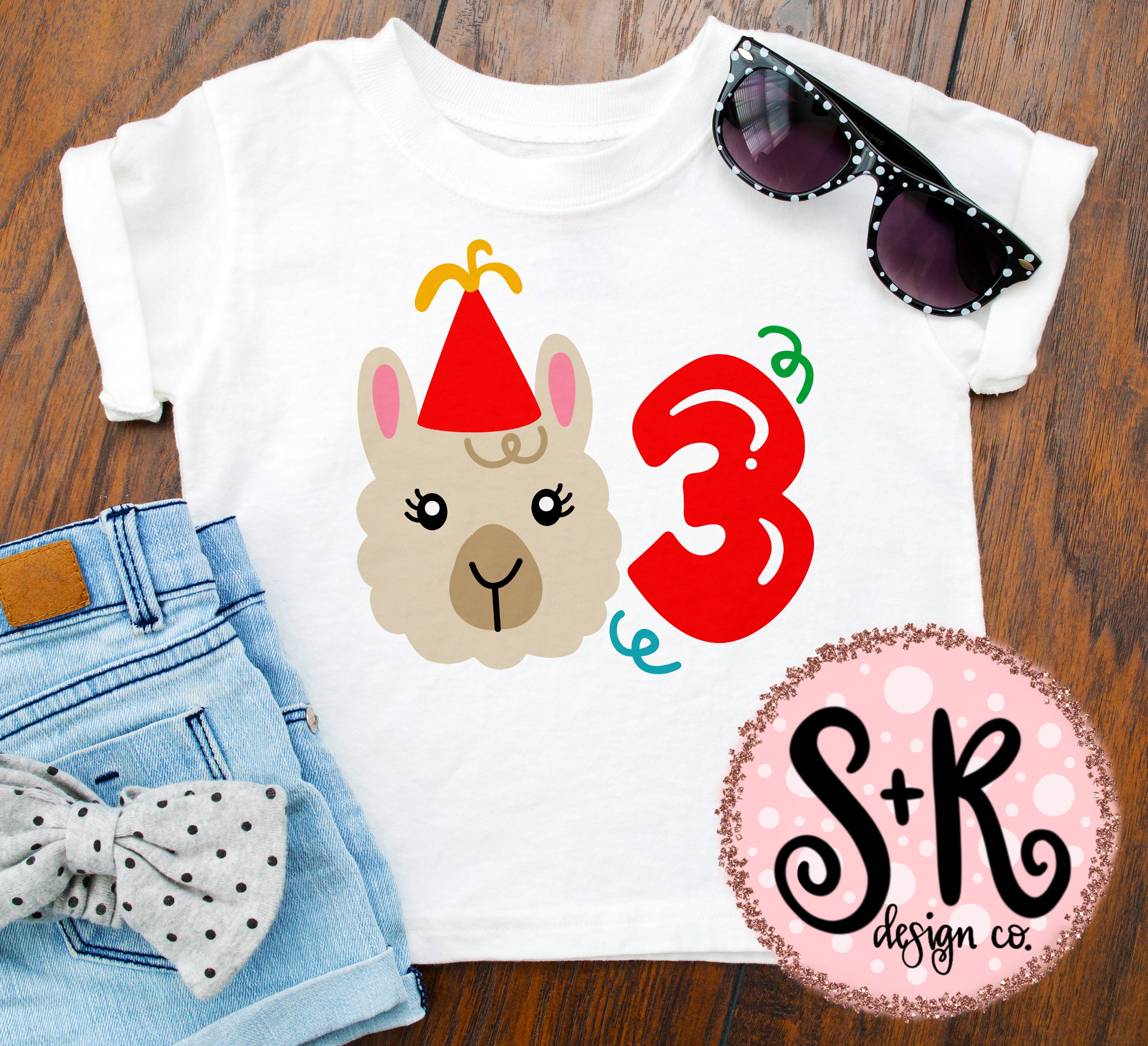 Download Llama 3rd Birthday Svg Dxf Png 2019 Scout And Rose Design Co