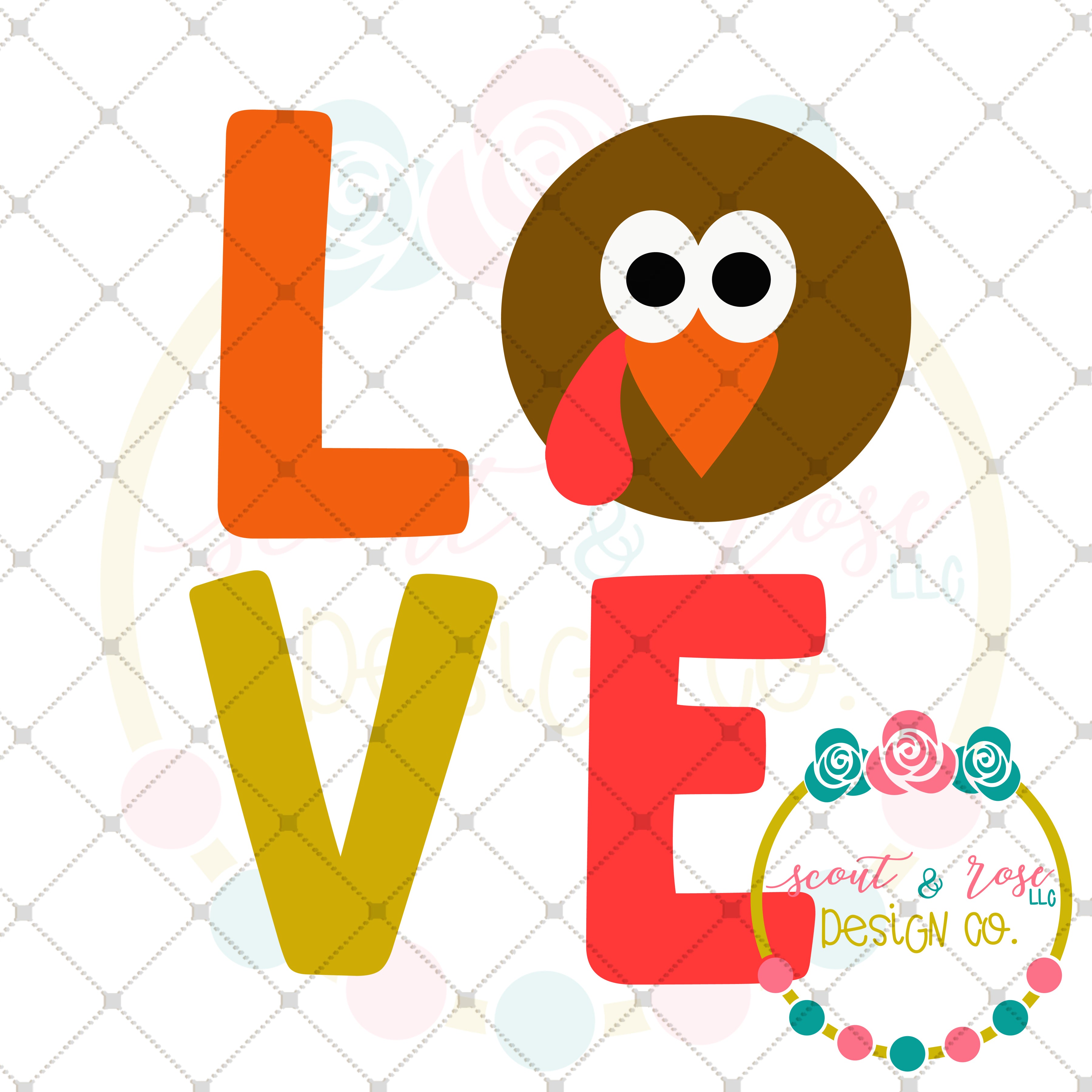 Download Love Turkey Boy Svg Dxf Png Scout And Rose Design Co