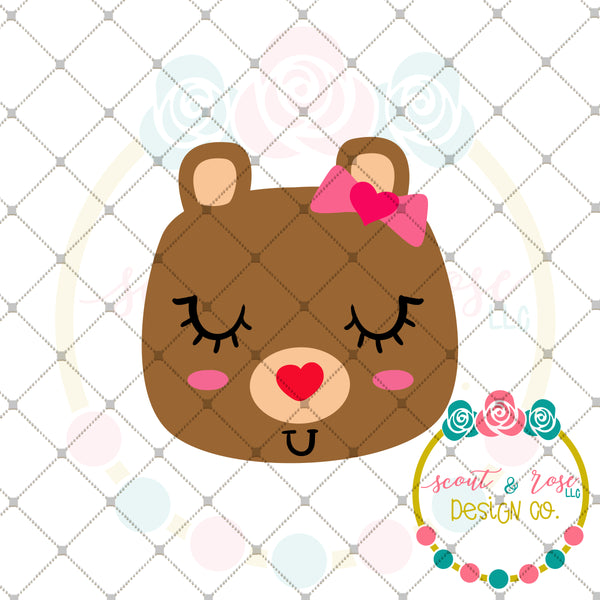 Lovey Bear Svg Dxf Png Scout And Rose Design Co