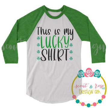 Download Lucky Shirt Cut File SVG DXF PNG - Scout and Rose Design Co
