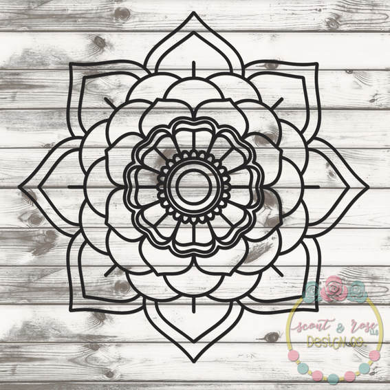 Free Free Rose Mandala Svg Free 139 SVG PNG EPS DXF File