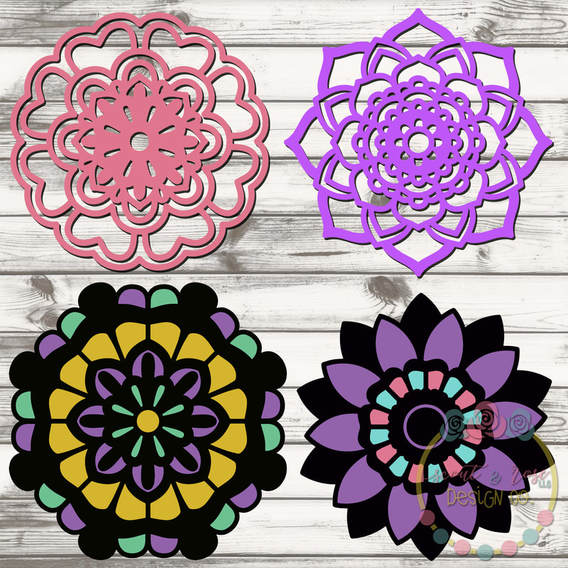 Download Mandala Bundle SVG DXF PNG - Scout and Rose Design Co