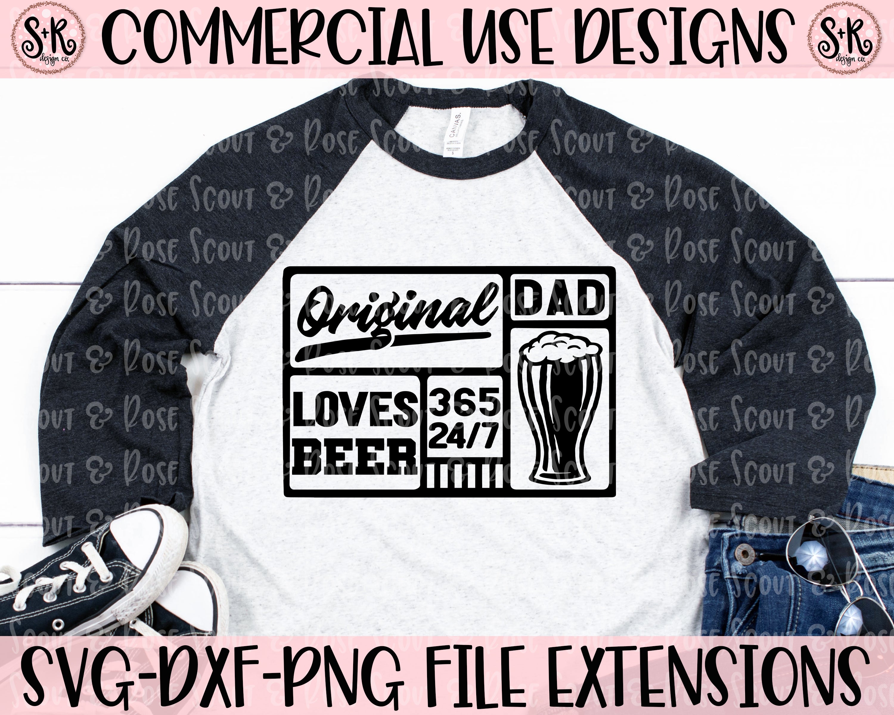 Download Original Dad Beer Svg Dxf Png 2020 Scout And Rose Design Co