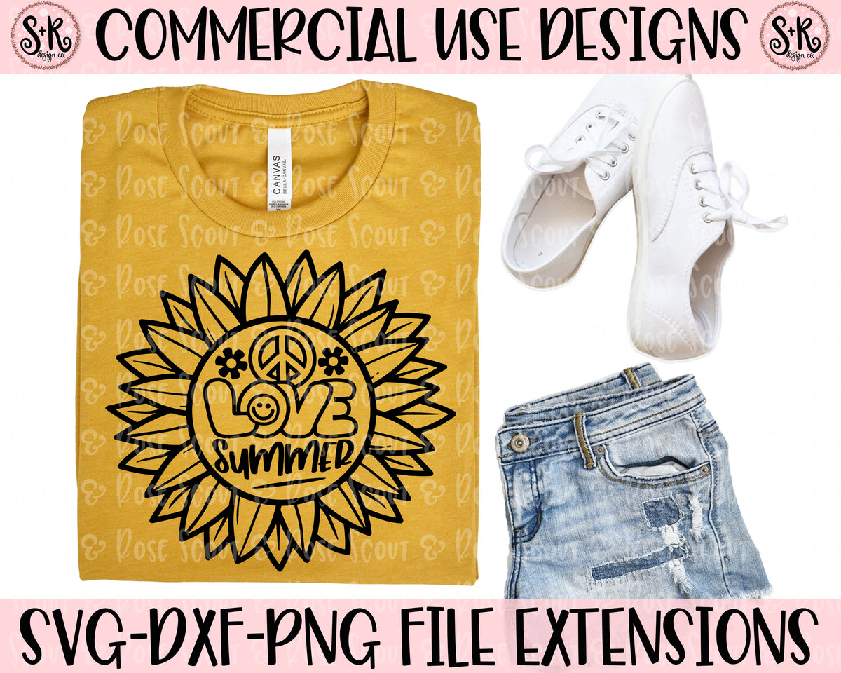 Free Free 165 Peace Love Sunflower Svg Free SVG PNG EPS DXF File