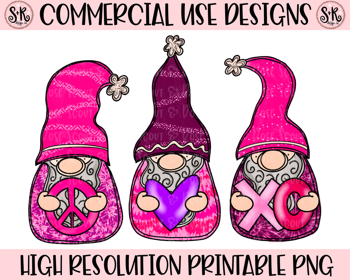 Download Peace Love XO Gnomes Printable Design (2020) - Scout and ...