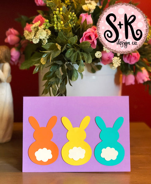 Download Bunny Peep Easter Card SVG DXF PNG (2019) - Scout and Rose ...