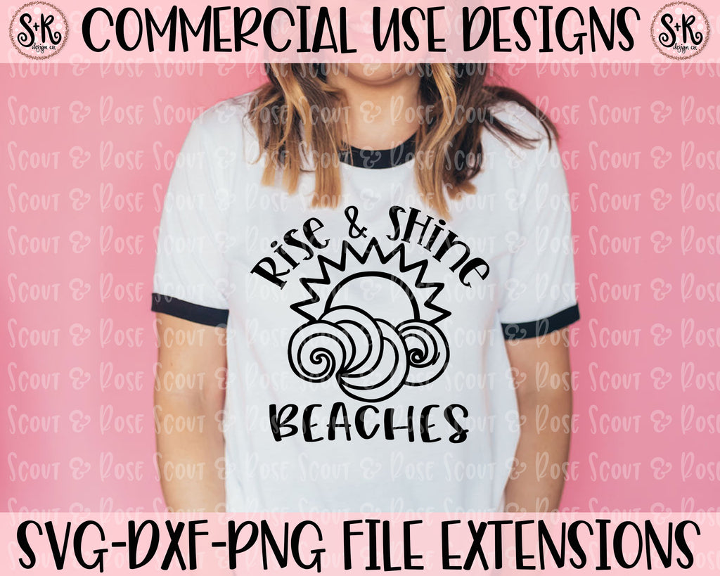 Download Rise And Shine Beaches Svg Dxf Png 2020 Scout And Rose Design Co