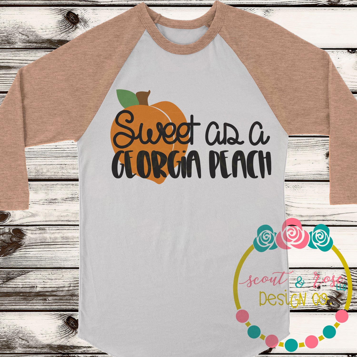 Download Sweet As A Georgia Peach Svg Dxf Png Scout And Rose Design Co