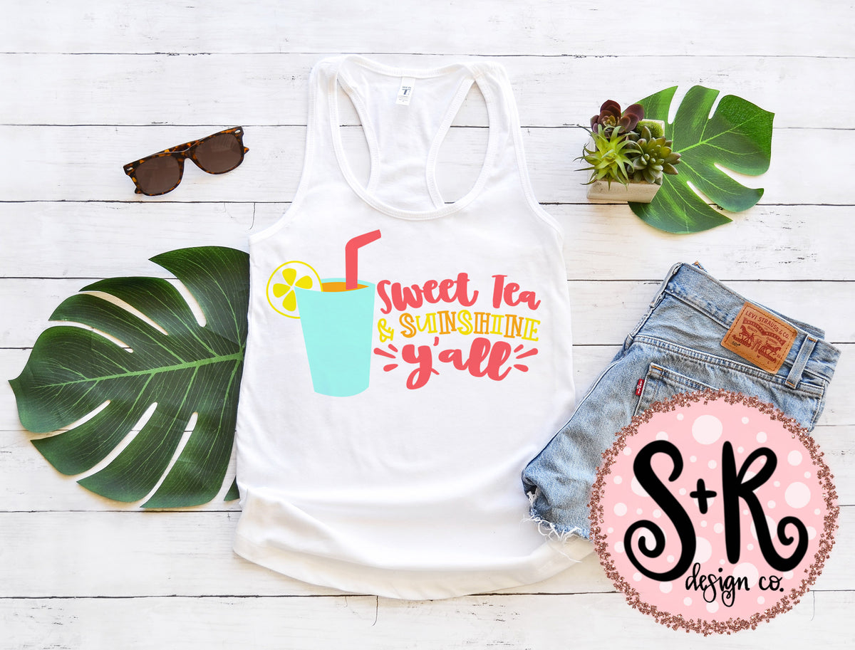 Sweet Tea & Sunshine SVG DXF PNG (2019) - Scout and Rose ...