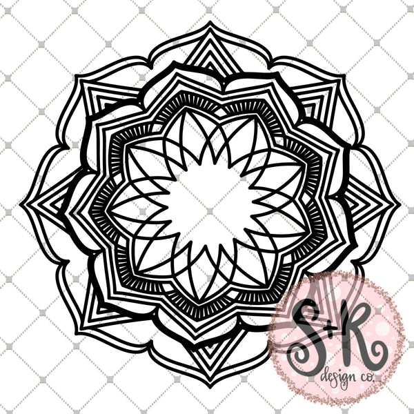 Download Mandala SVG DXF PNG (2019) - Scout and Rose Design Co