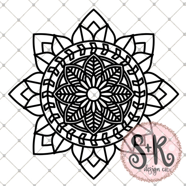 Download Mandala SVG DXF PNG (2019) - Scout and Rose Design Co