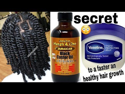 HOW TO USE VASELINE and JAMAICAN BLACK CASTOR OIL