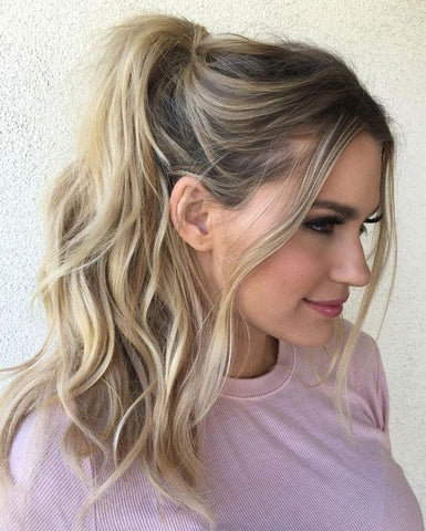 Tousled High Ponytail