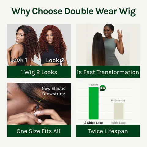 Double Wear Wig