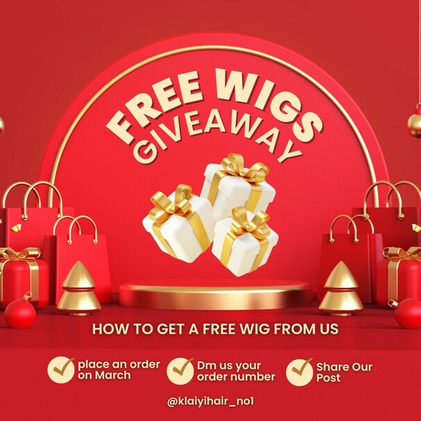 klaiyihair free wig Giveaway