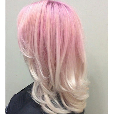 Pink Lemon Hair with Blonde Picks