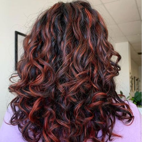 Red Highlights In Brown Hair