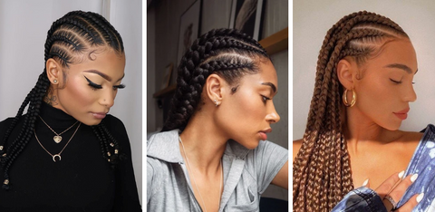 Small, Medium and Thick Bohemian Box Braids