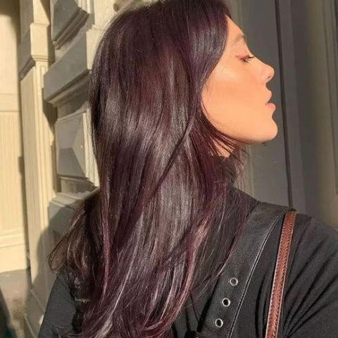 Violet Brown Hair Color