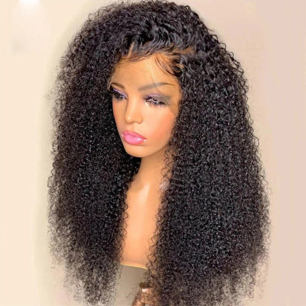 JOY]-Afro Kinky Curly Glueless 13X6 Lace Front Wigs Human Virgin Hair[LW17]  – myqualityhair