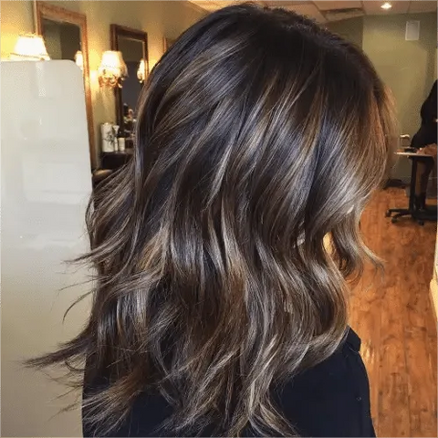 Chocolate Brown Highlights for Black Hair