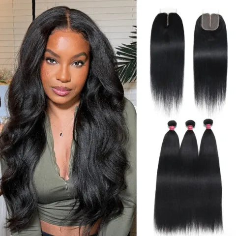 Hair Bundles with Closure