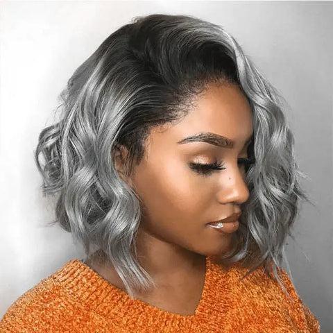 Ombre Gray Bob