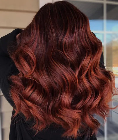 Rusty Auburn Hair Color