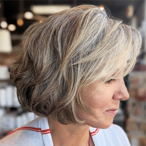 Short Layered Wigs for Older Women