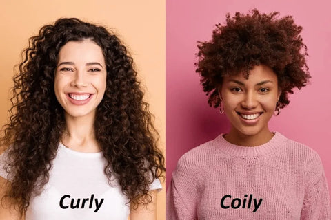 coily hair vs curly hair